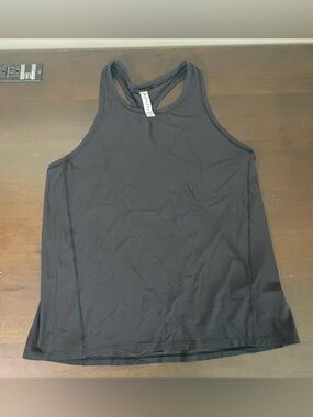 Athleta black racerback tank size small